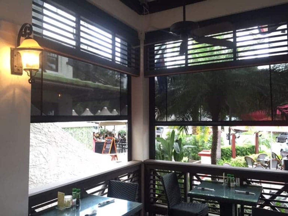 Cafe Sun Shade Blinds