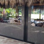 Clear Vinyl Motorized Patio Enclosure