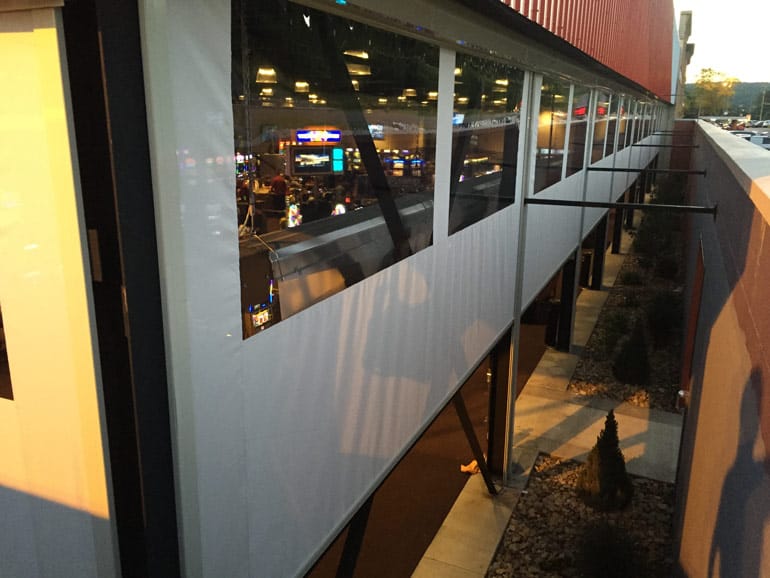 Get a free quote on motorized cafe blinds from Southern Patio Enclosures