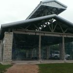 When storms strike unexpectedly, the Brushy Creek Pavilion will now be protected from the elements!