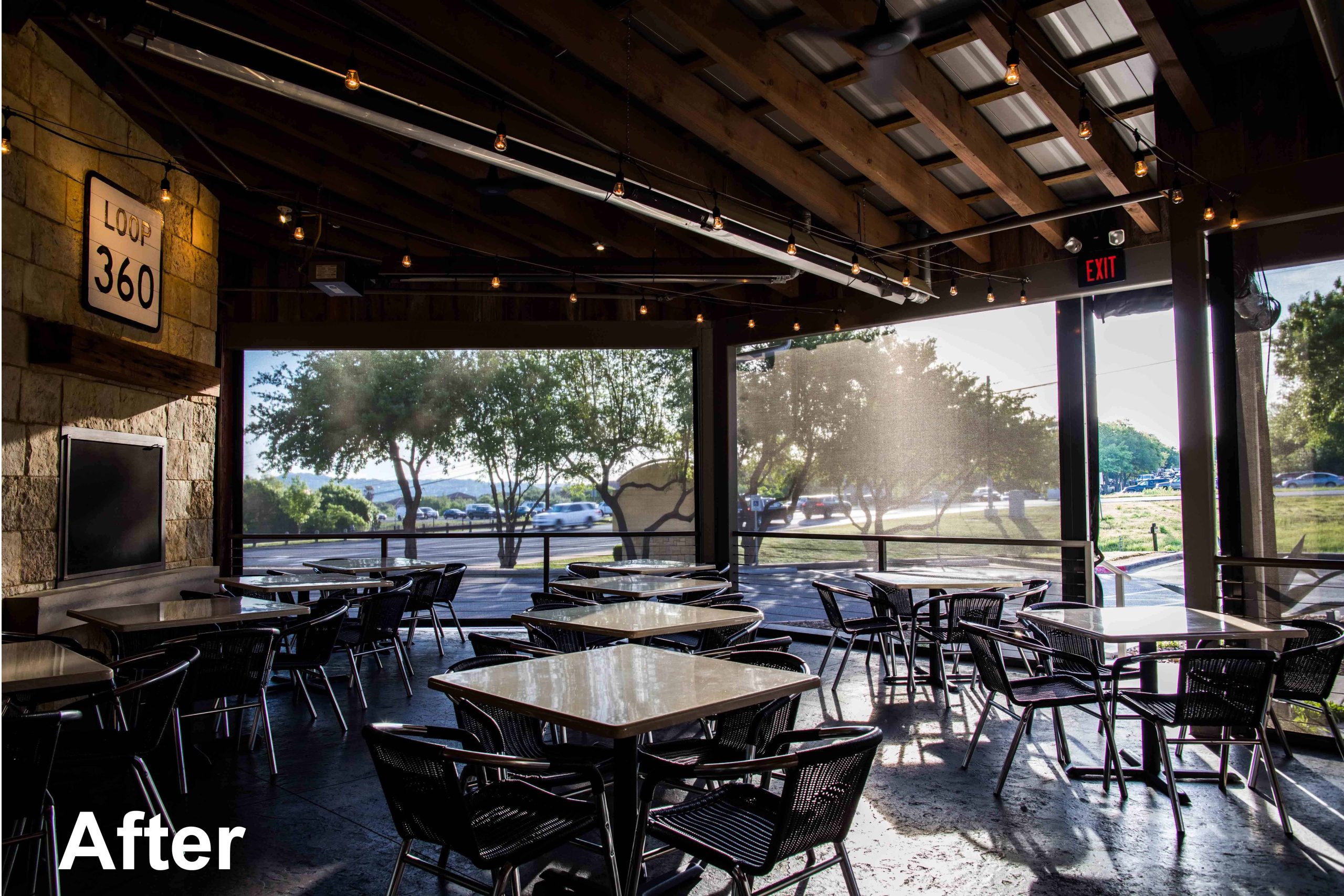 motorized patio sun shades restaurant motorized sun shades austin tx jack allens