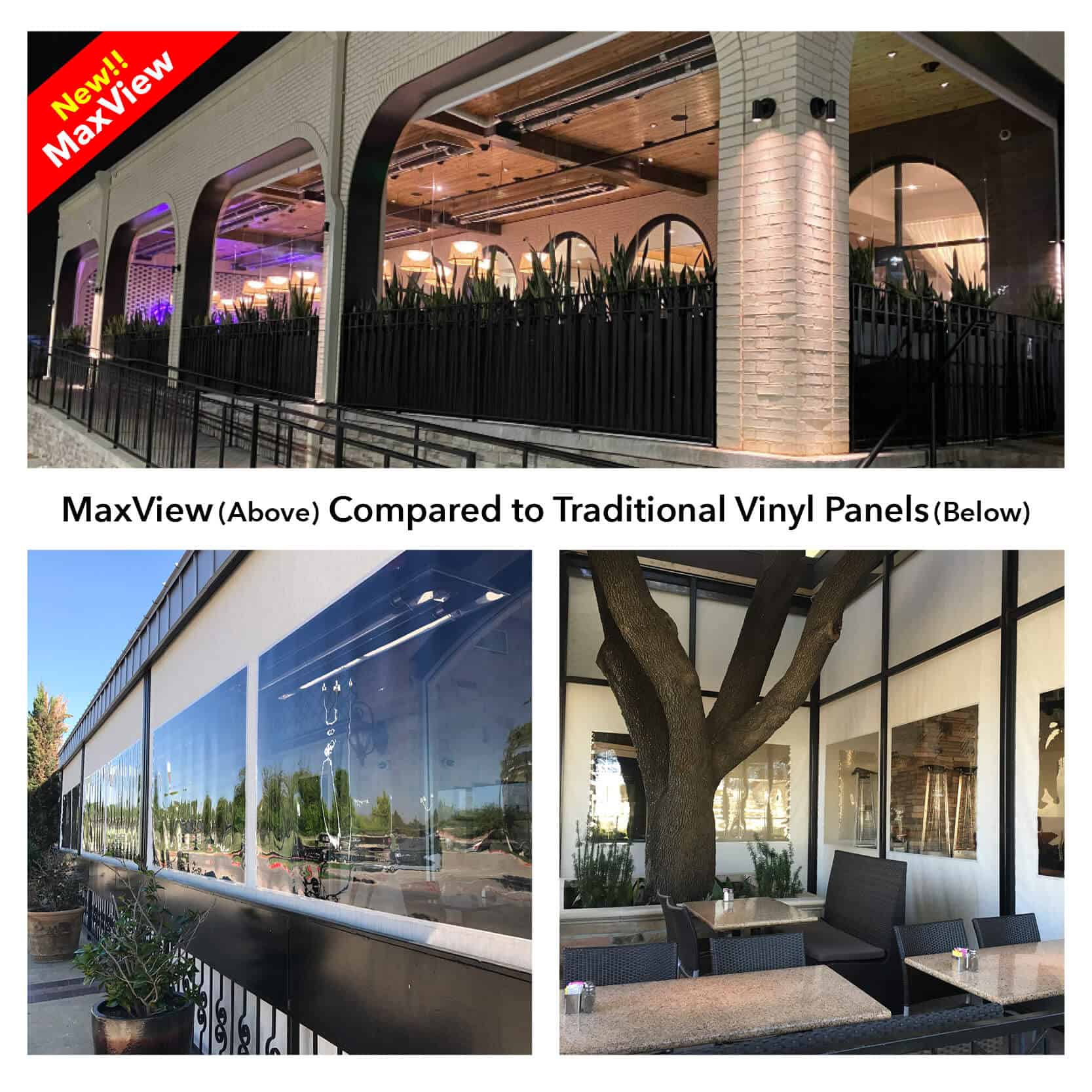 MaxView window vinyl panels