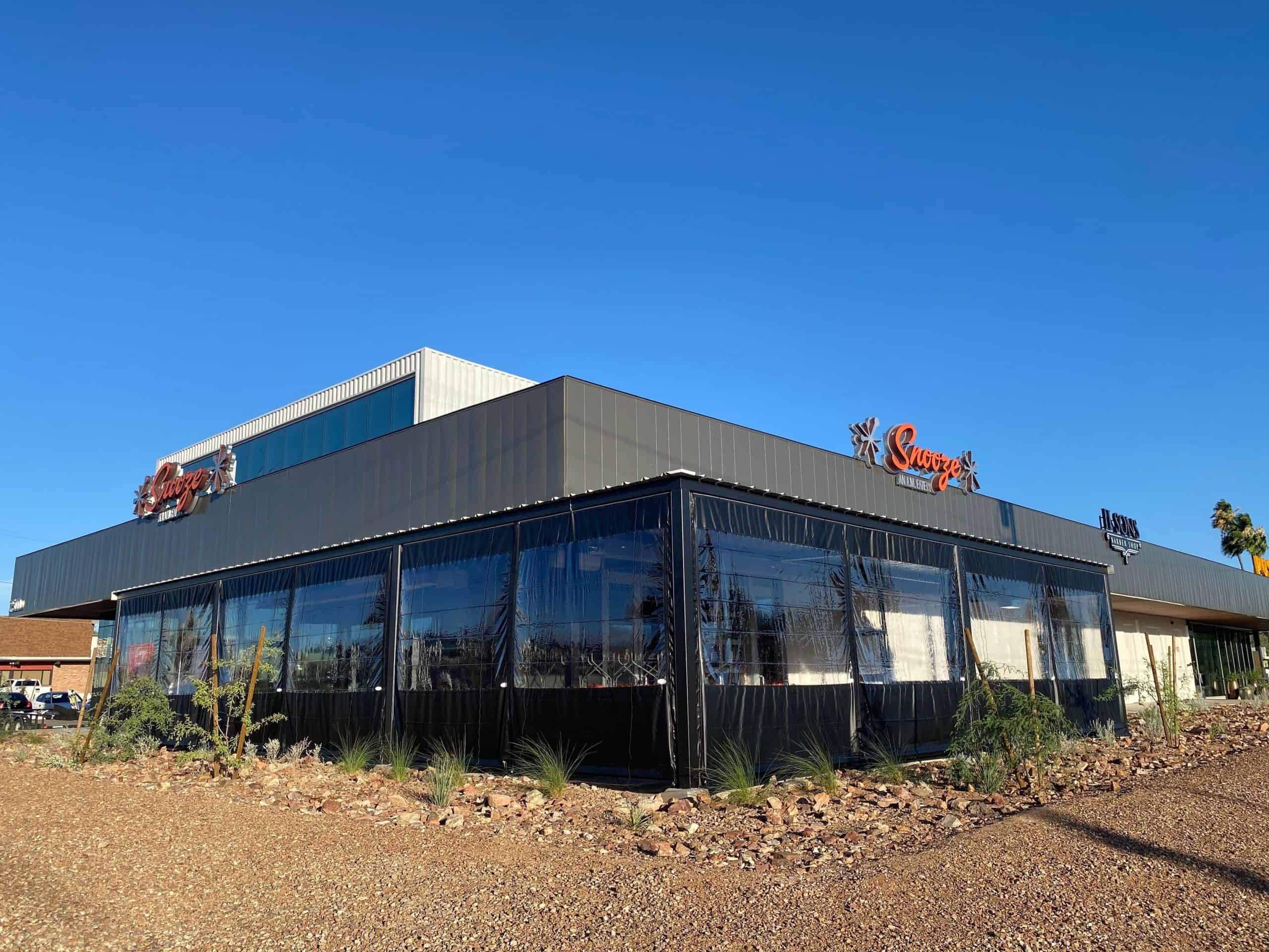 Snooze AM Eatery in Tucson AZ Southern Patio Enclosures